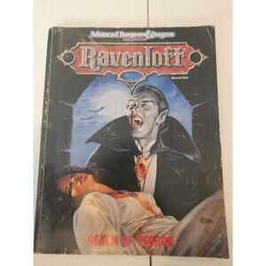 RAVENLOFT REALM OF TERROR Book Only AD&D Dungeons & Dragons tsr